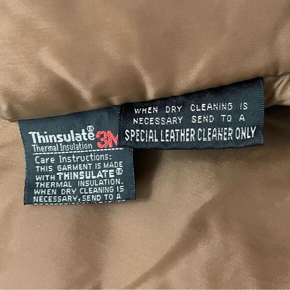 Vintage Wilsons Leather Brown Leather Adventure Bound Anorak Coat Size Medium - Picture 8 of 12